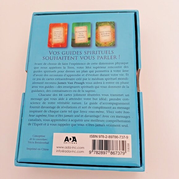 Messages Des Guides Transformation FRENCH Cards James Van Praagh & Guidebook - Picture 3 of 6